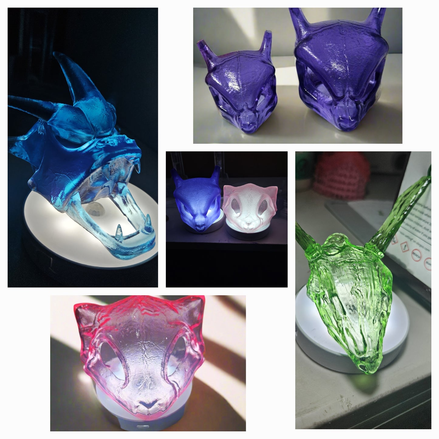 Crystal Skull With or Without Puck Light Size LARGE