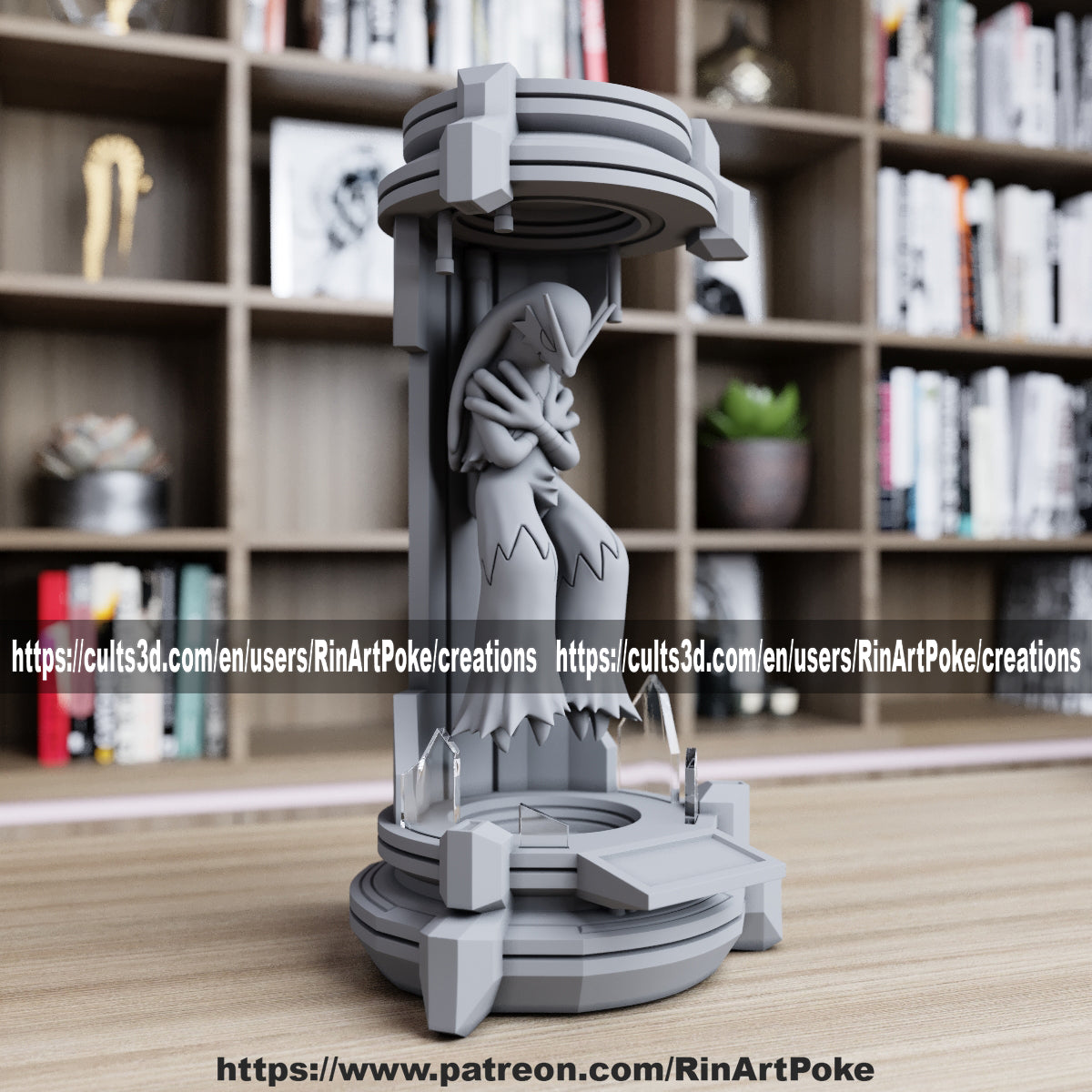 Pick and Choose (Medium) Translucent Colored PKMN FIGURE ONLY - Connects to the Medium Tank Stand