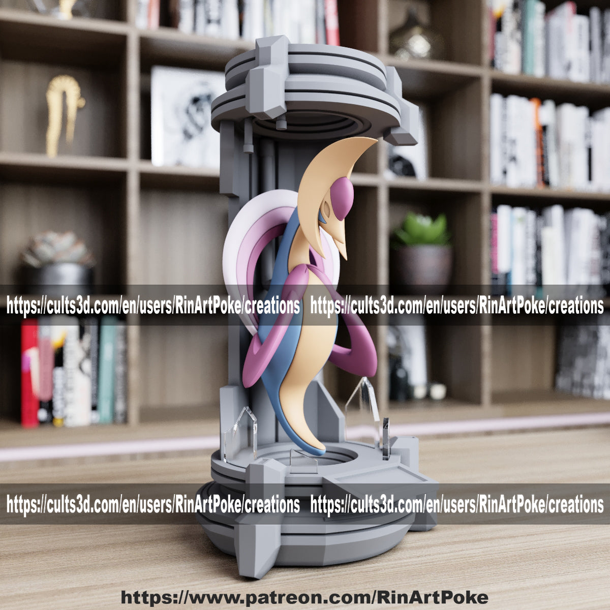 Pick and Choose (Medium) Translucent Colored PKMN FIGURE ONLY - Connects to the Medium Tank Stand
