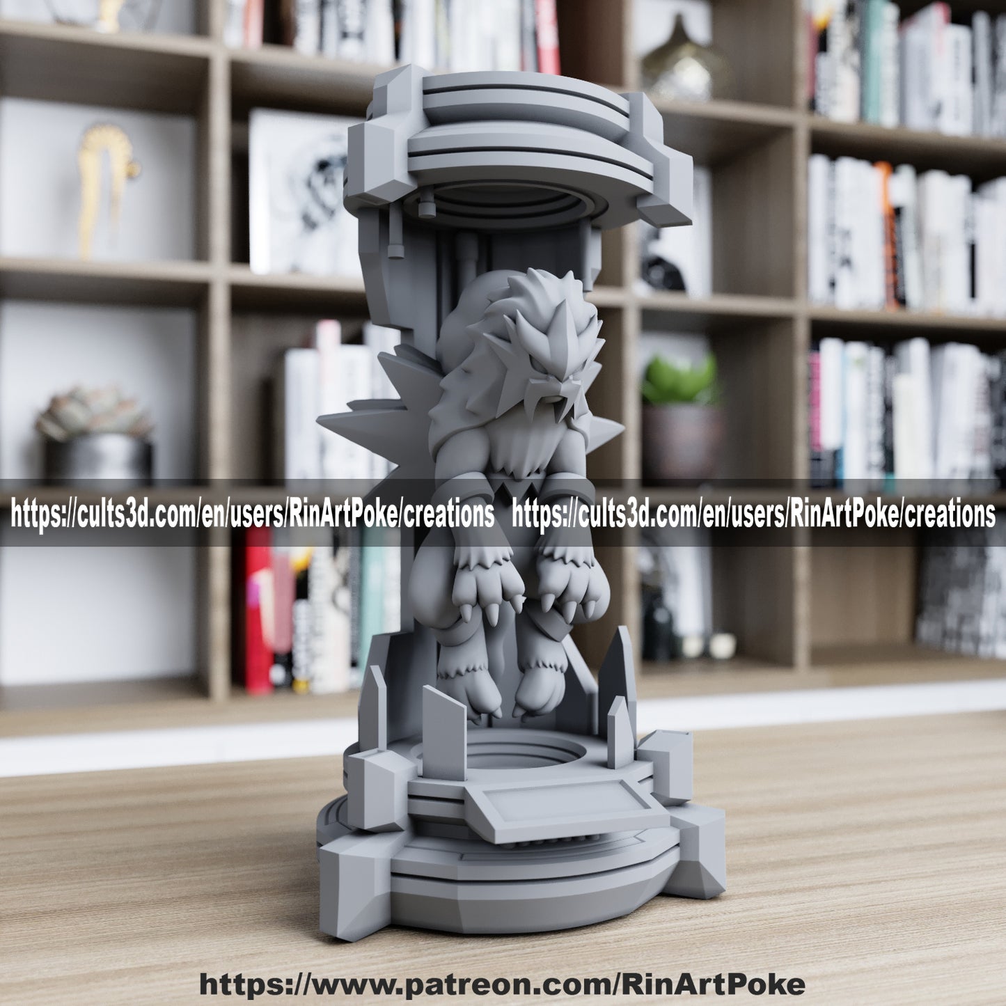 Pick and Choose (Medium) Translucent Colored PKMN FIGURE ONLY - Connects to the Medium Tank Stand