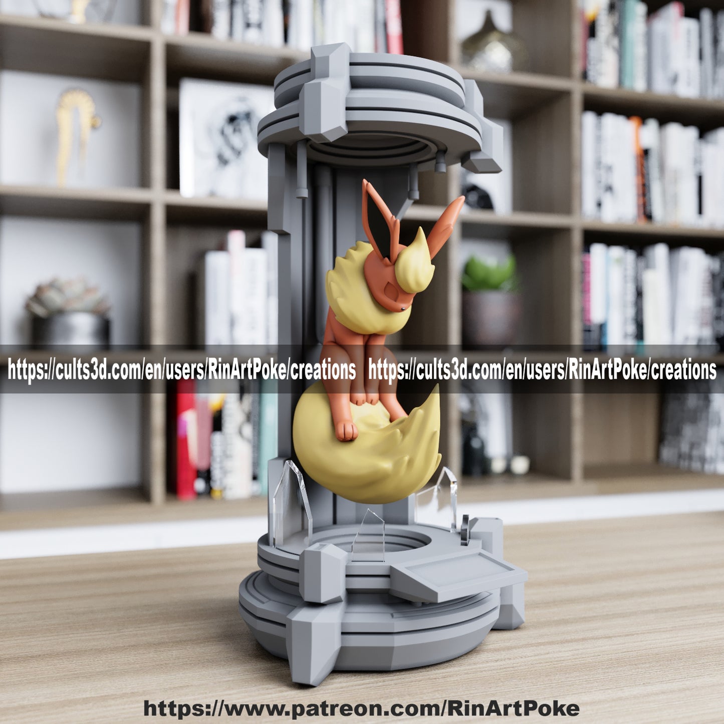 Pick and Choose (Medium) Translucent Colored PKMN FIGURE ONLY - Connects to the Medium Tank Stand