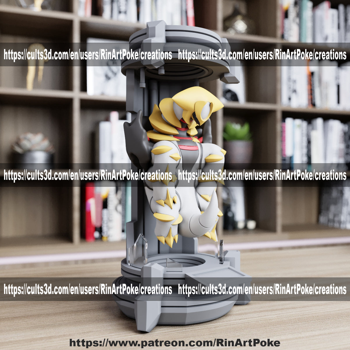 Pick and Choose (Medium) Translucent Colored PKMN FIGURE ONLY - Connects to the Medium Tank Stand