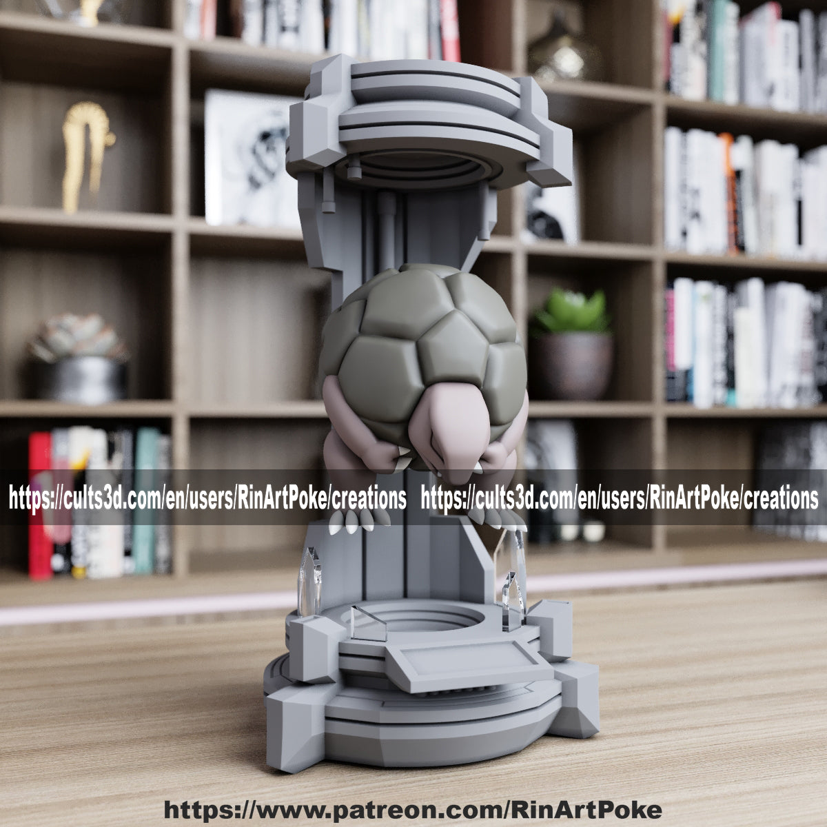 Pick and Choose (Medium) Translucent Colored PKMN FIGURE ONLY - Connects to the Medium Tank Stand