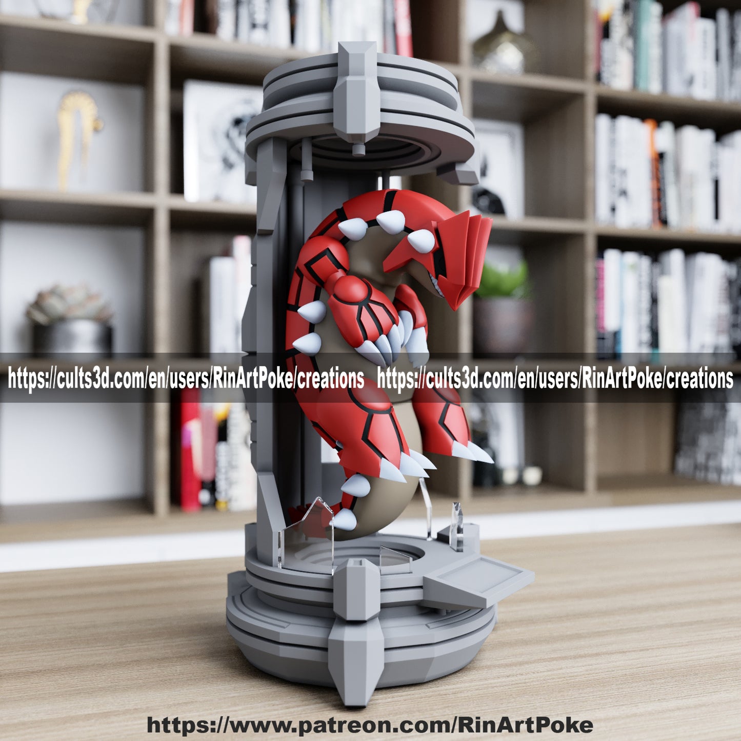 Pick and Choose (Medium) Translucent Colored PKMN FIGURE ONLY - Connects to the Medium Tank Stand