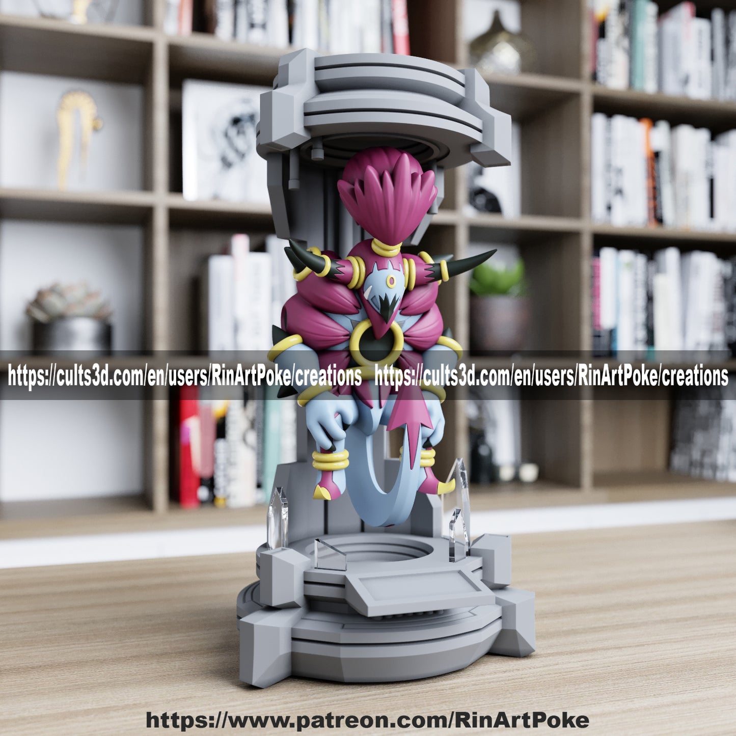 Pick and Choose (Medium) Translucent Colored PKMN FIGURE ONLY - Connects to the Medium Tank Stand