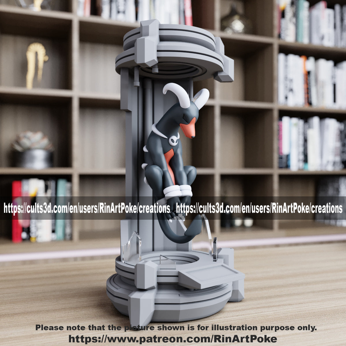 Pick and Choose (Medium) Translucent Colored PKMN FIGURE ONLY - Connects to the Medium Tank Stand