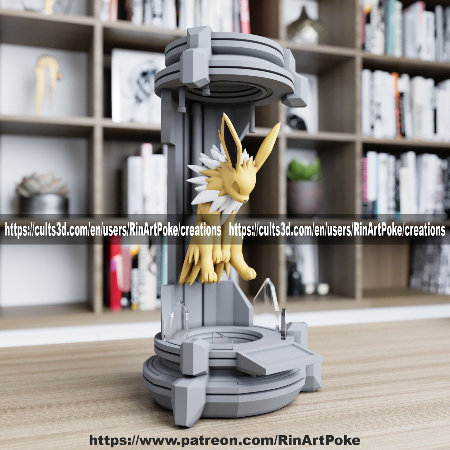 Pick and Choose (Medium) Translucent Colored PKMN FIGURE ONLY - Connects to the Medium Tank Stand