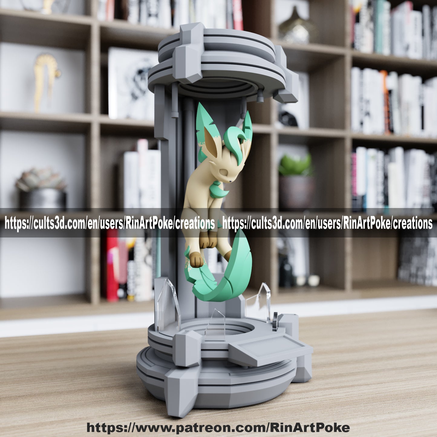 Pick and Choose (Medium) Translucent Colored PKMN FIGURE ONLY - Connects to the Medium Tank Stand