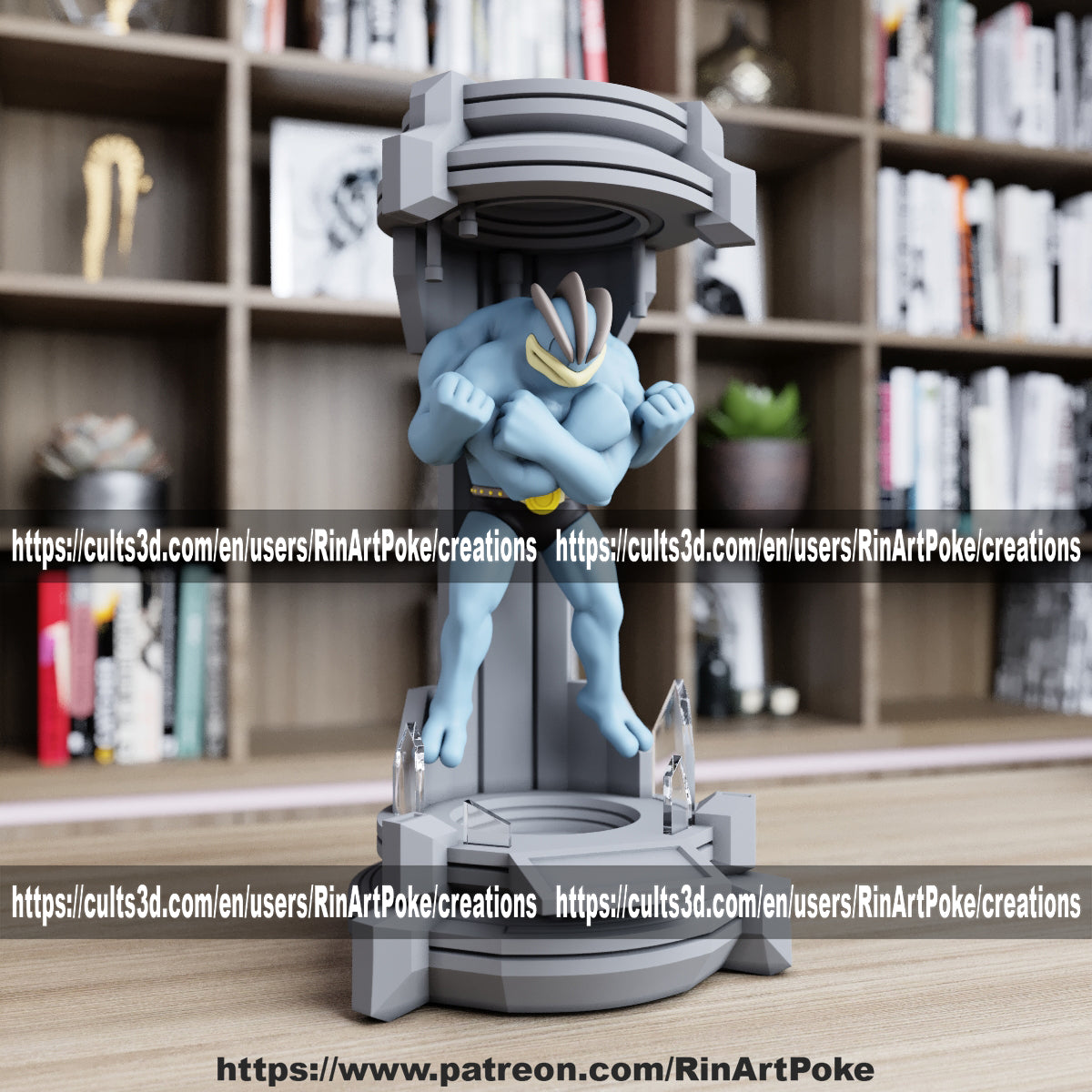 Pick and Choose (Medium) Translucent Colored PKMN FIGURE ONLY - Connects to the Medium Tank Stand