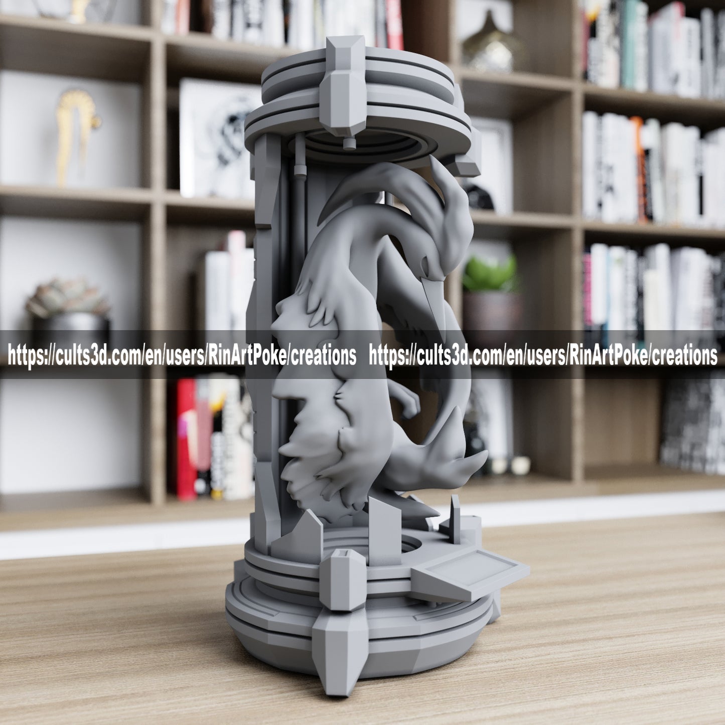 Pick and Choose (Medium) Translucent Colored PKMN FIGURE ONLY - Connects to the Medium Tank Stand