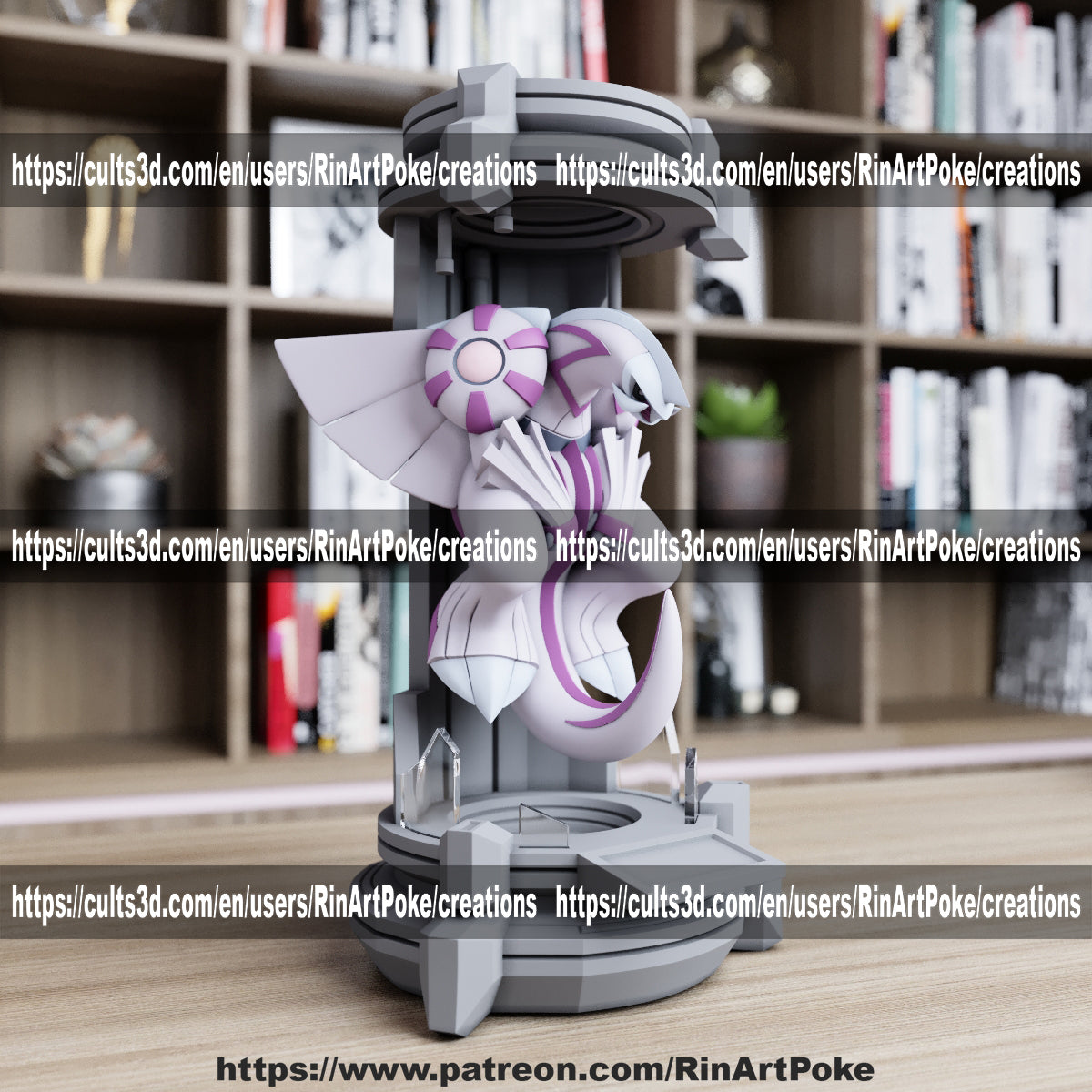 Pick and Choose (Medium) Translucent Colored PKMN FIGURE ONLY - Connects to the Medium Tank Stand