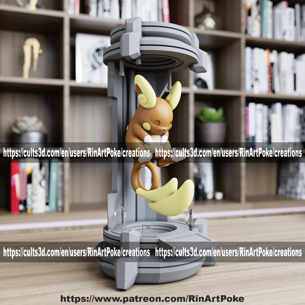 Pick and Choose (Medium) Translucent Colored PKMN FIGURE ONLY - Connects to the Medium Tank Stand