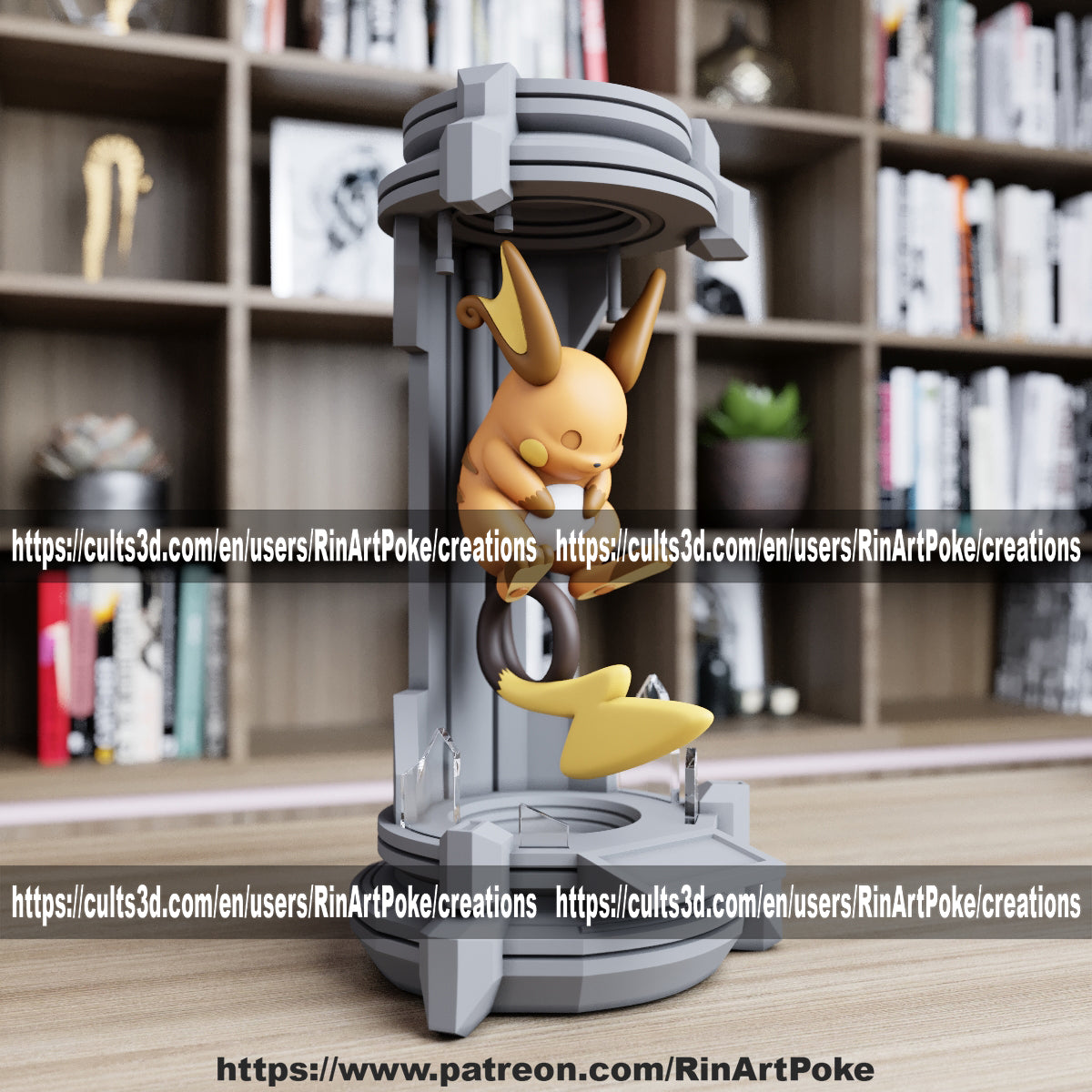 Pick and Choose (Medium) Translucent Colored PKMN FIGURE ONLY - Connects to the Medium Tank Stand
