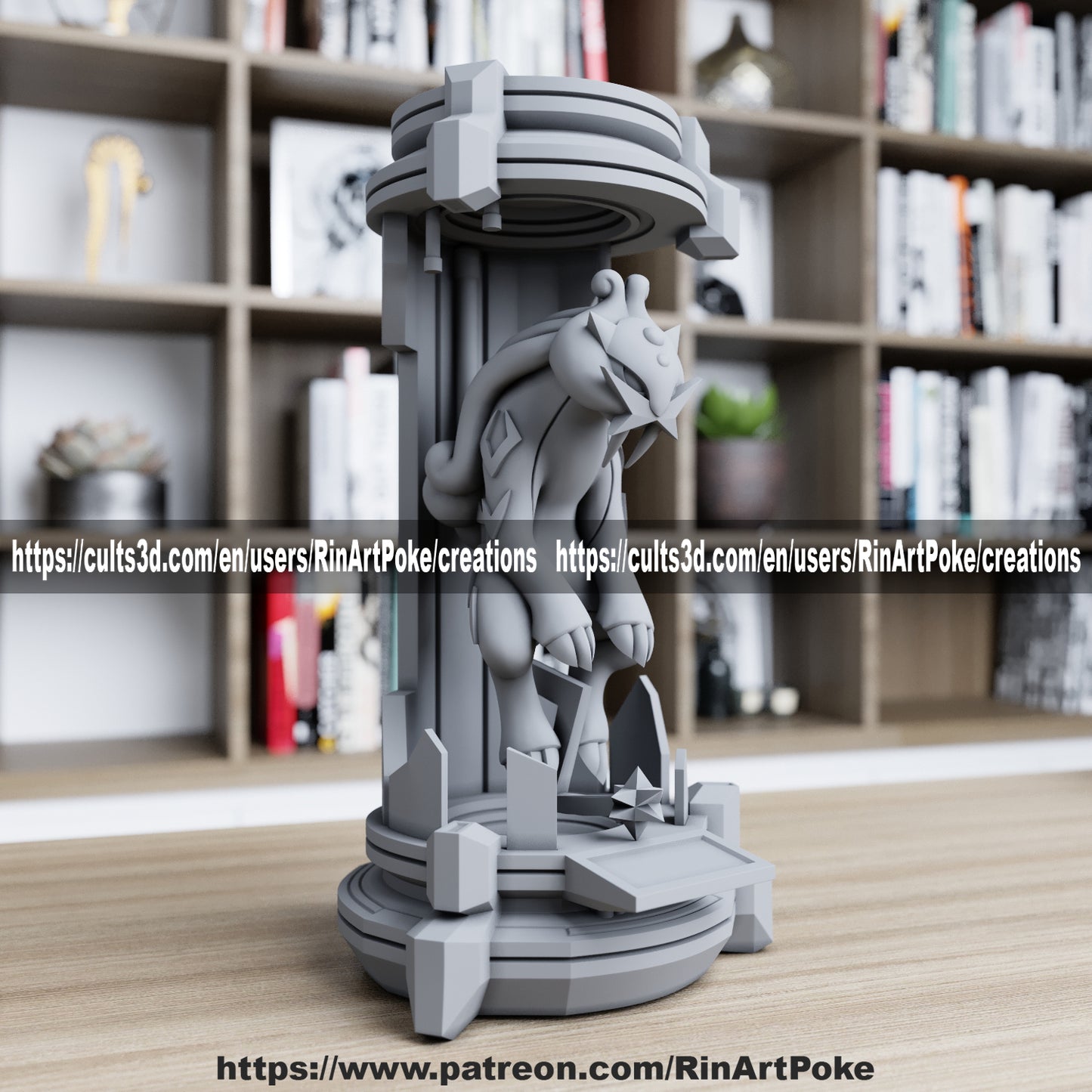 Pick and Choose (Medium) Translucent Colored PKMN FIGURE ONLY - Connects to the Medium Tank Stand