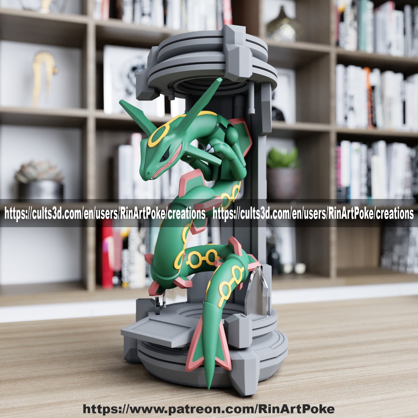 Pick and Choose (Medium) Translucent Colored PKMN FIGURE ONLY - Connects to the Medium Tank Stand