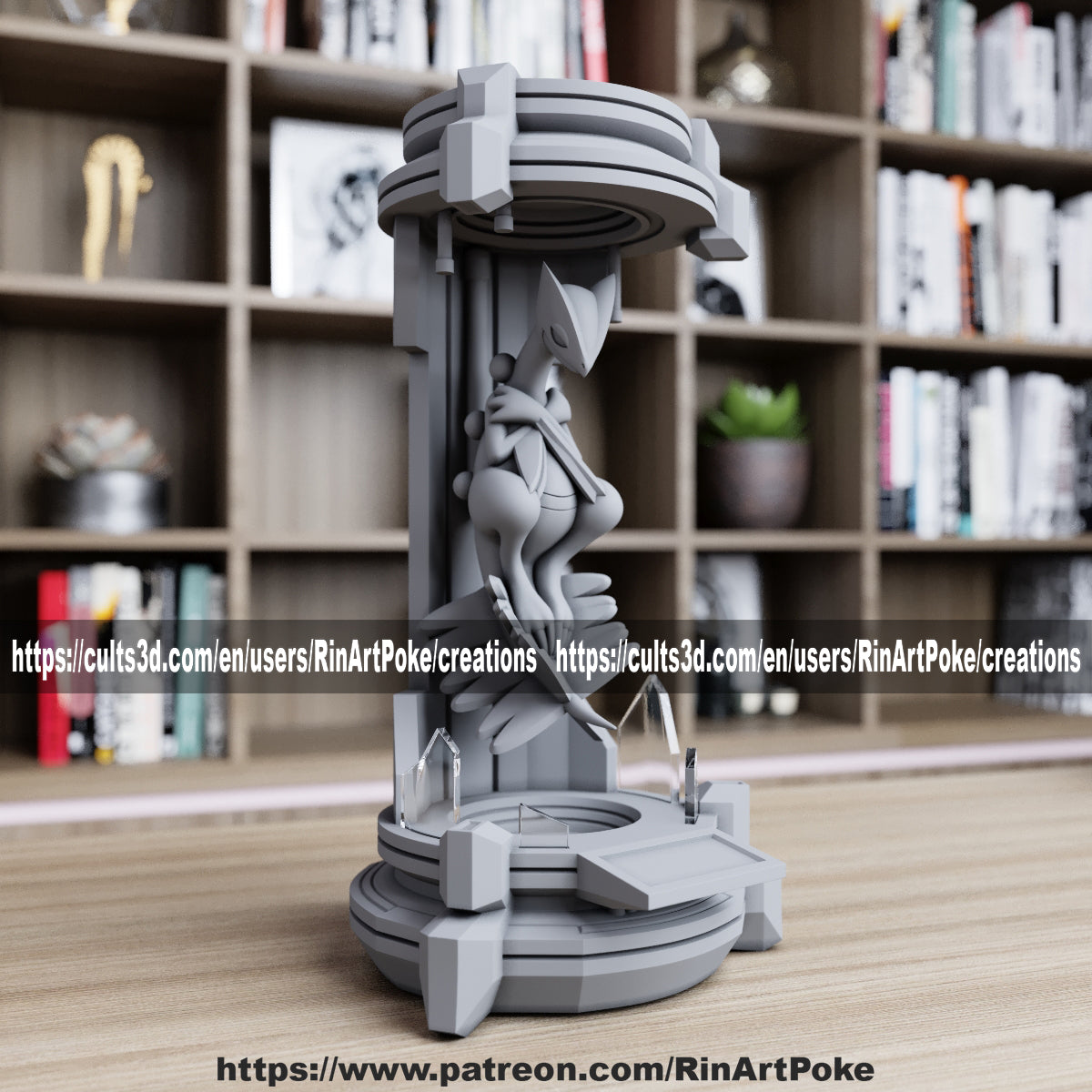 Pick and Choose (Medium) Translucent Colored PKMN FIGURE ONLY - Connects to the Medium Tank Stand