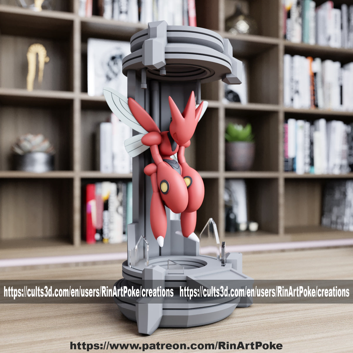 Pick and Choose (Medium) Translucent Colored PKMN FIGURE ONLY - Connects to the Medium Tank Stand