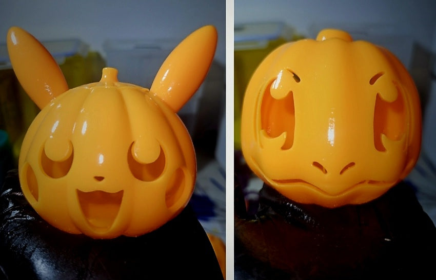 Jack O'Lantern Hollow with Thumb Light or Puck Light