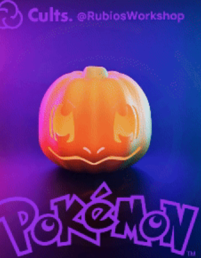Jack O'Lantern Hollow with Thumb Light or Puck Light