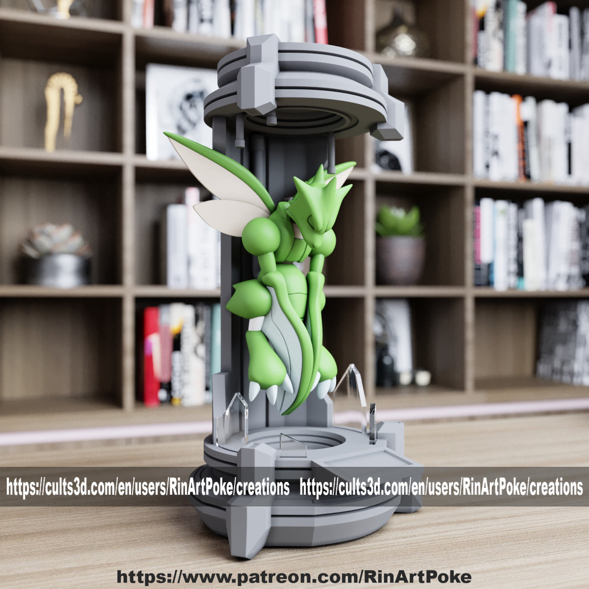 Pick and Choose (Medium) Translucent Colored PKMN FIGURE ONLY - Connects to the Medium Tank Stand