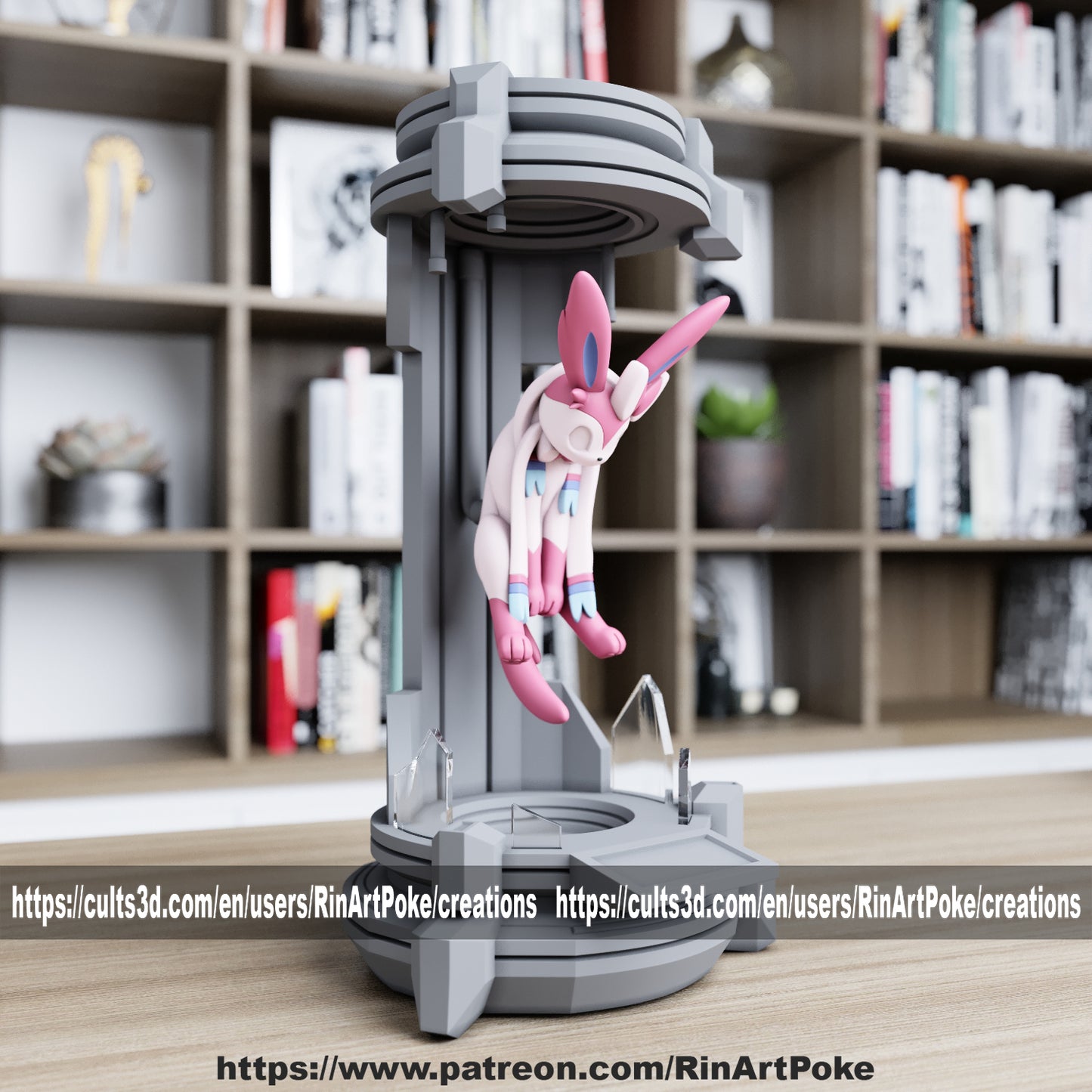 Pick and Choose (Medium) Translucent Colored PKMN FIGURE ONLY - Connects to the Medium Tank Stand