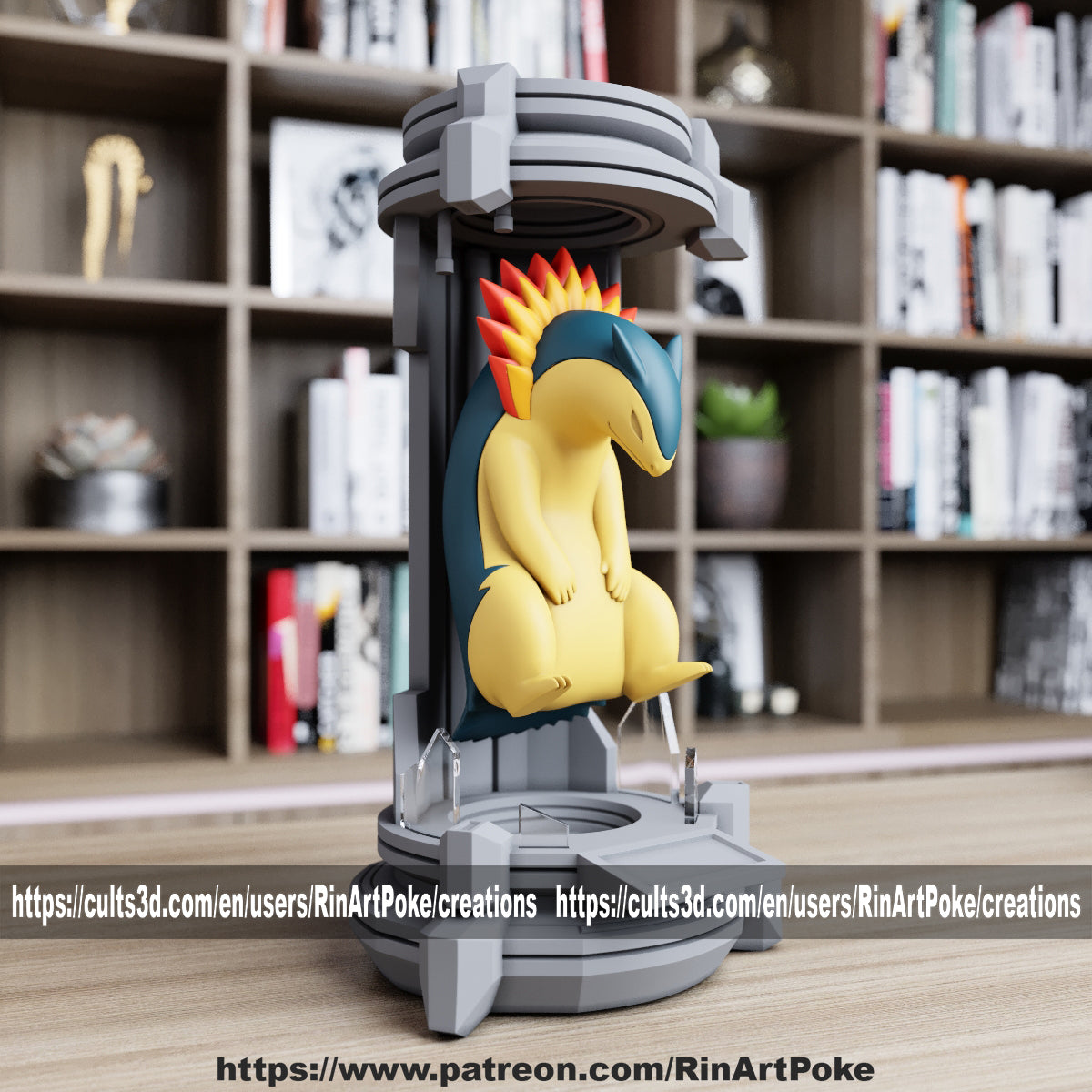 Pick and Choose (Medium) Translucent Colored PKMN FIGURE ONLY - Connects to the Medium Tank Stand
