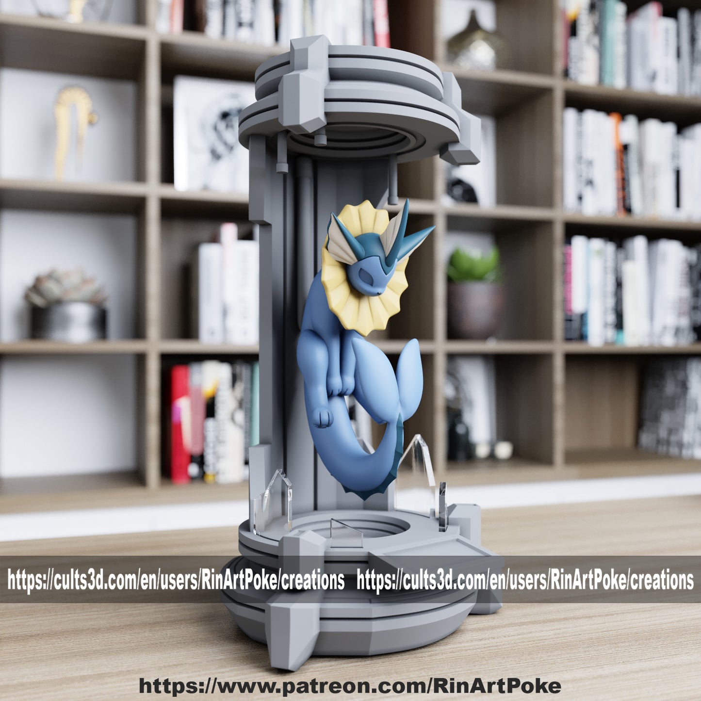 Pick and Choose (Medium) Translucent Colored PKMN FIGURE ONLY - Connects to the Medium Tank Stand