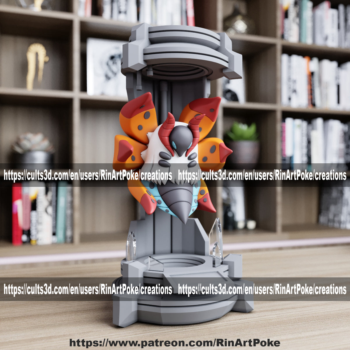 Pick and Choose (Medium) Translucent Colored PKMN FIGURE ONLY - Connects to the Medium Tank Stand
