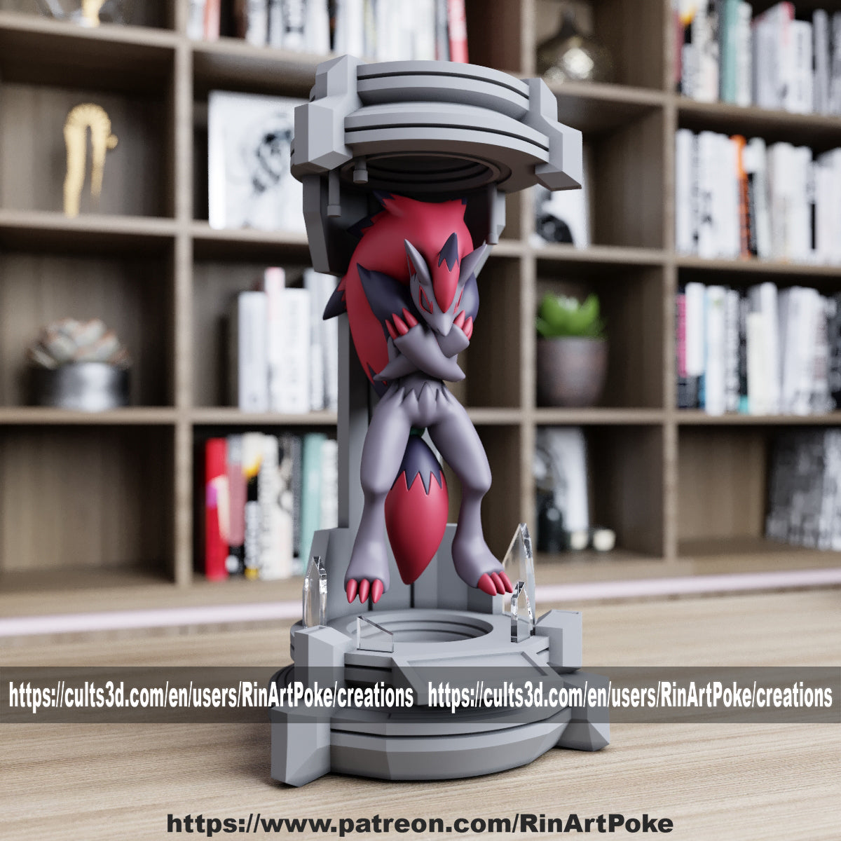 Pick and Choose (Medium) Translucent Colored PKMN FIGURE ONLY - Connects to the Medium Tank Stand
