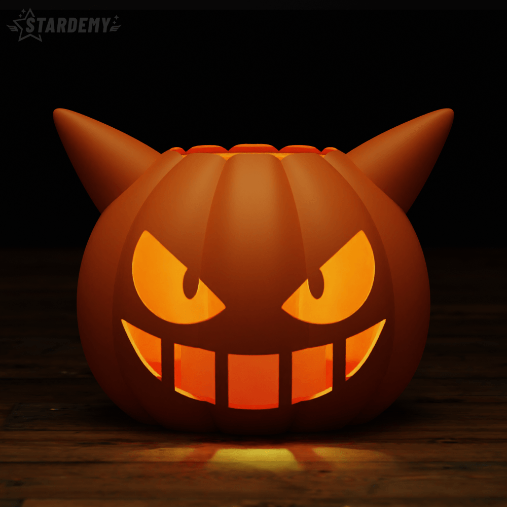 Jack O'Lantern Hollow with Thumb Light or Puck Light