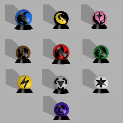 Element Energy Orb Metallic Translucent color with thumb light