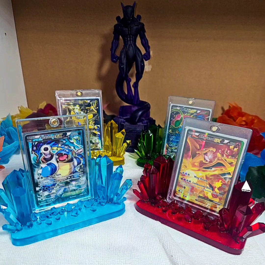 Metallic Shine Crystal Card Holder holder