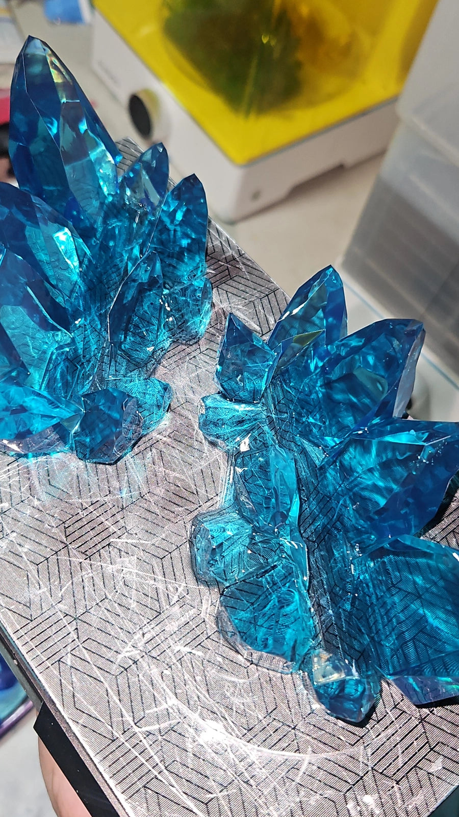Metallic Shine Crystal Card Holder holder