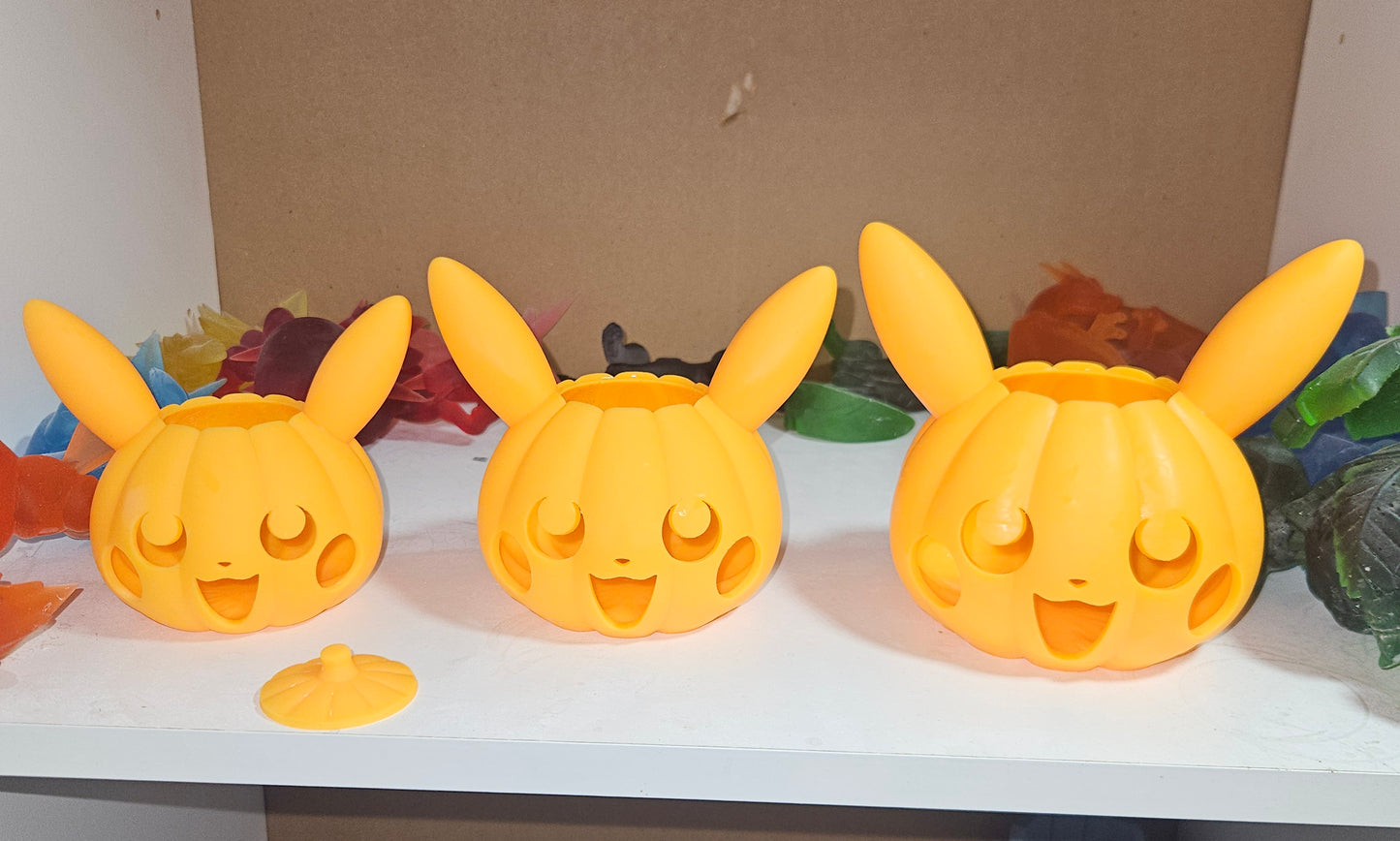Jack O'Lantern Hollow with Thumb Light or Puck Light
