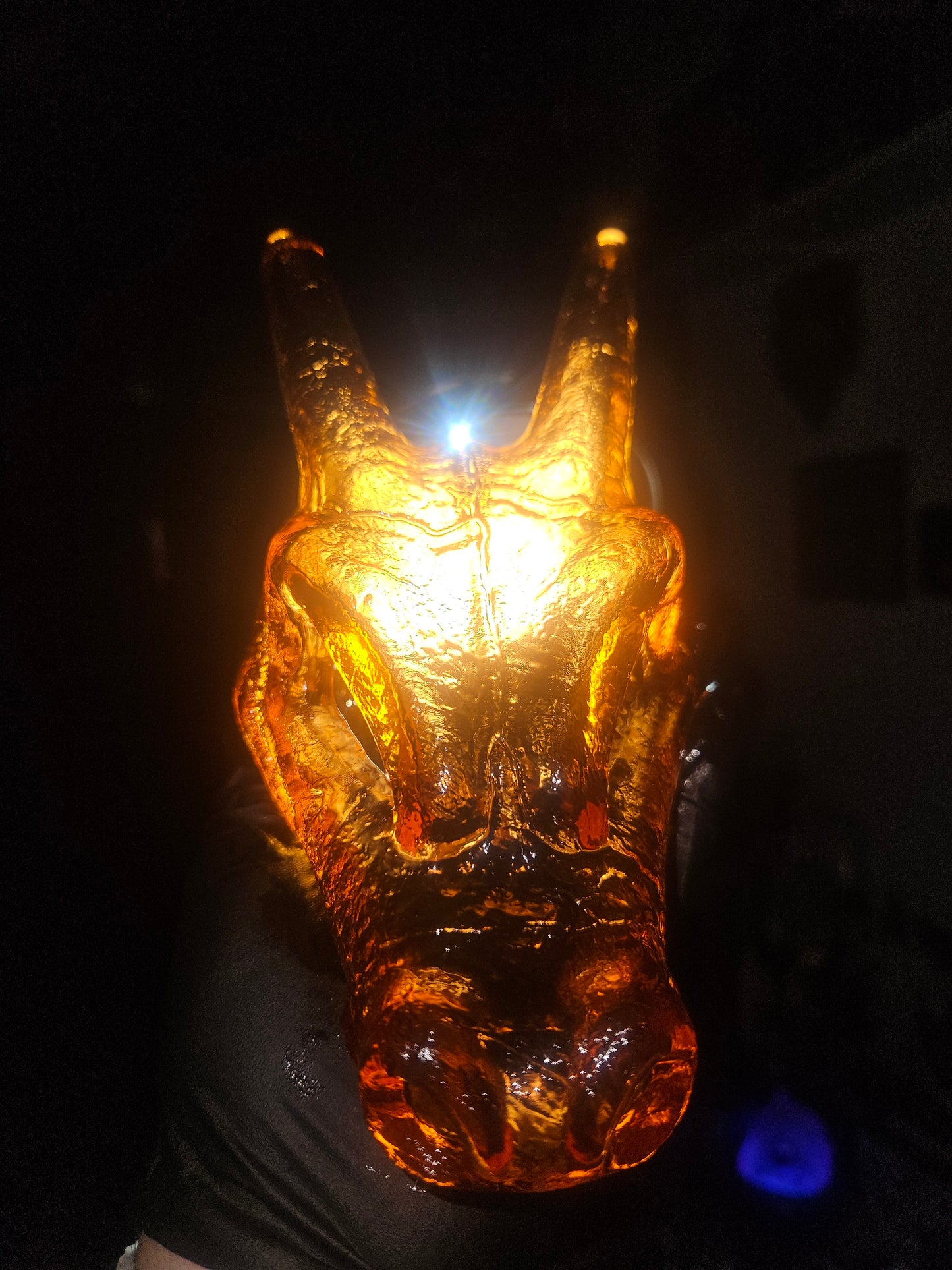 Crystal Skull With or Without Puck Light Size LARGE