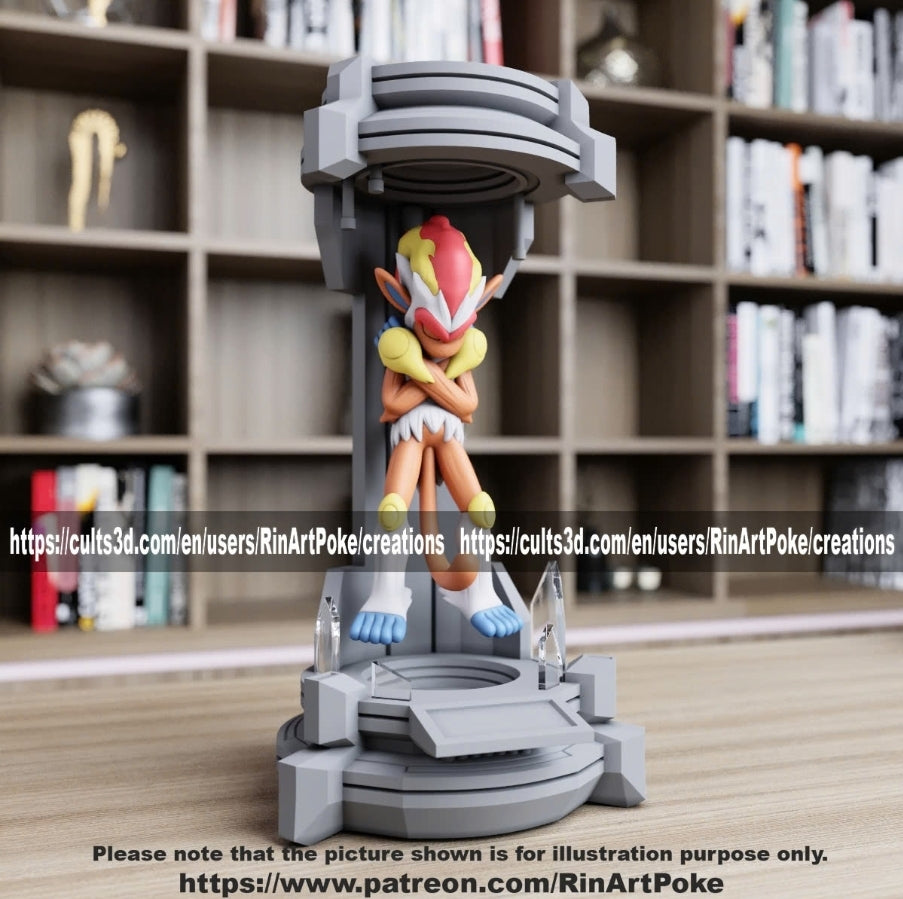Pick and Choose (Medium) Translucent Colored PKMN FIGURE ONLY - Connects to the Medium Tank Stand