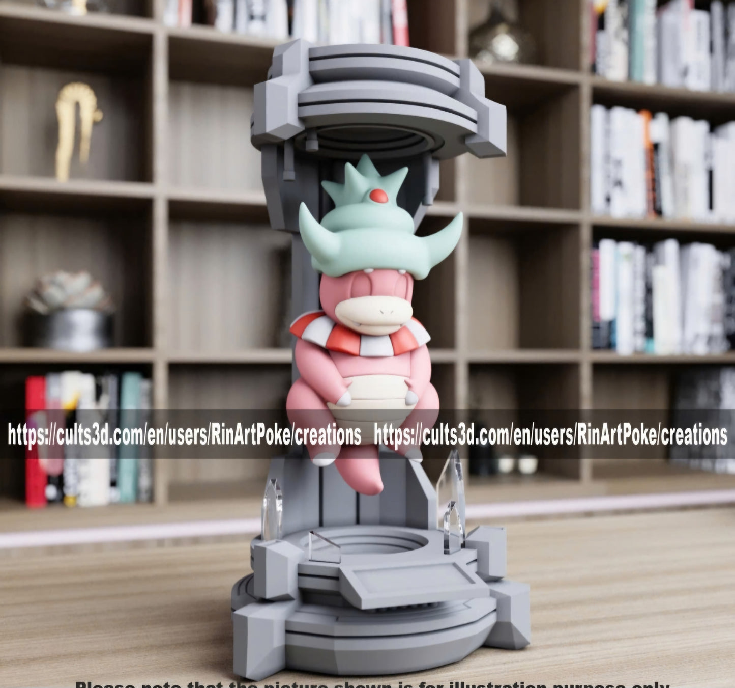 Pick and Choose (Medium) Translucent Colored PKMN FIGURE ONLY - Connects to the Medium Tank Stand