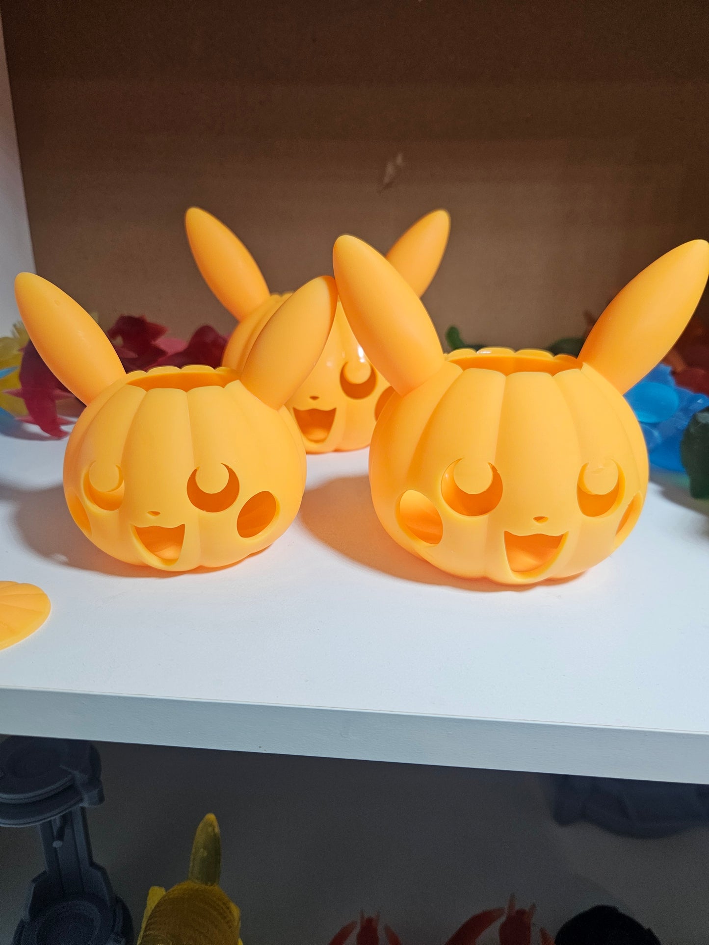 Jack O'Lantern Hollow with Thumb Light or Puck Light
