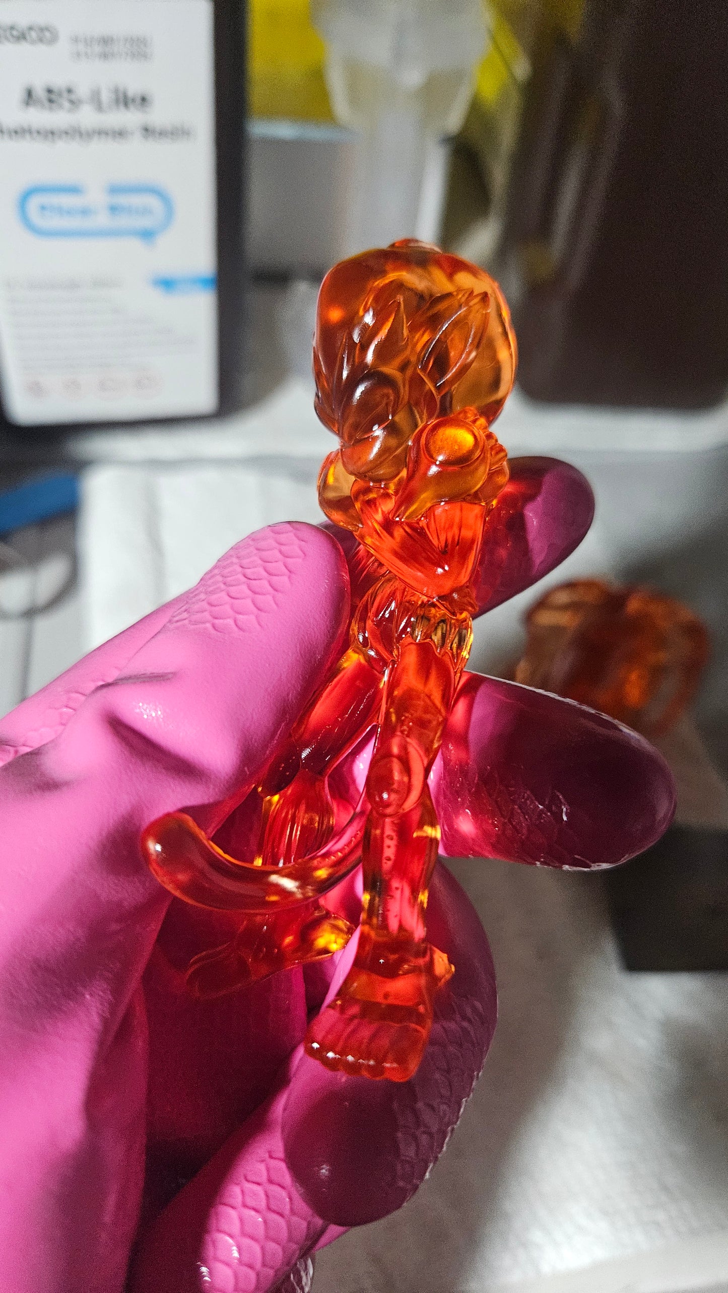 Pick and Choose (SMALL) Translucent Colored PKMN FIGURE ONLY - Connects to the Small Tank Stand