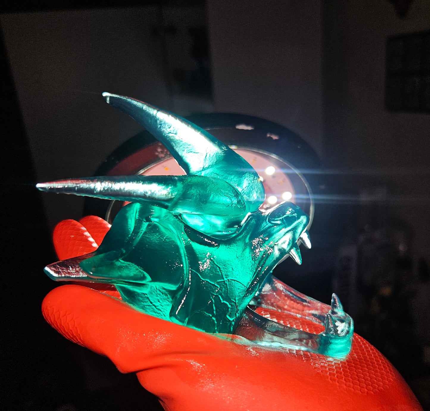 Crystal Skull With or Without Puck Light Size LARGE