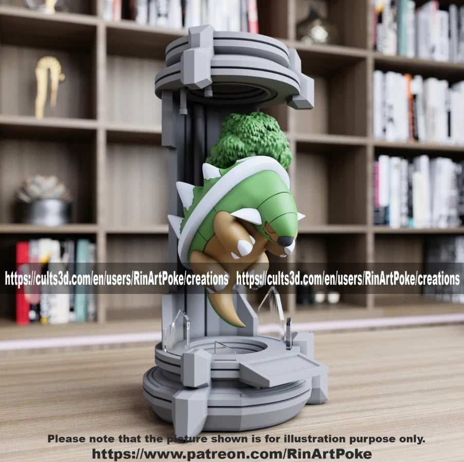 Pick and Choose (Medium) Translucent Colored PKMN FIGURE ONLY - Connects to the Medium Tank Stand