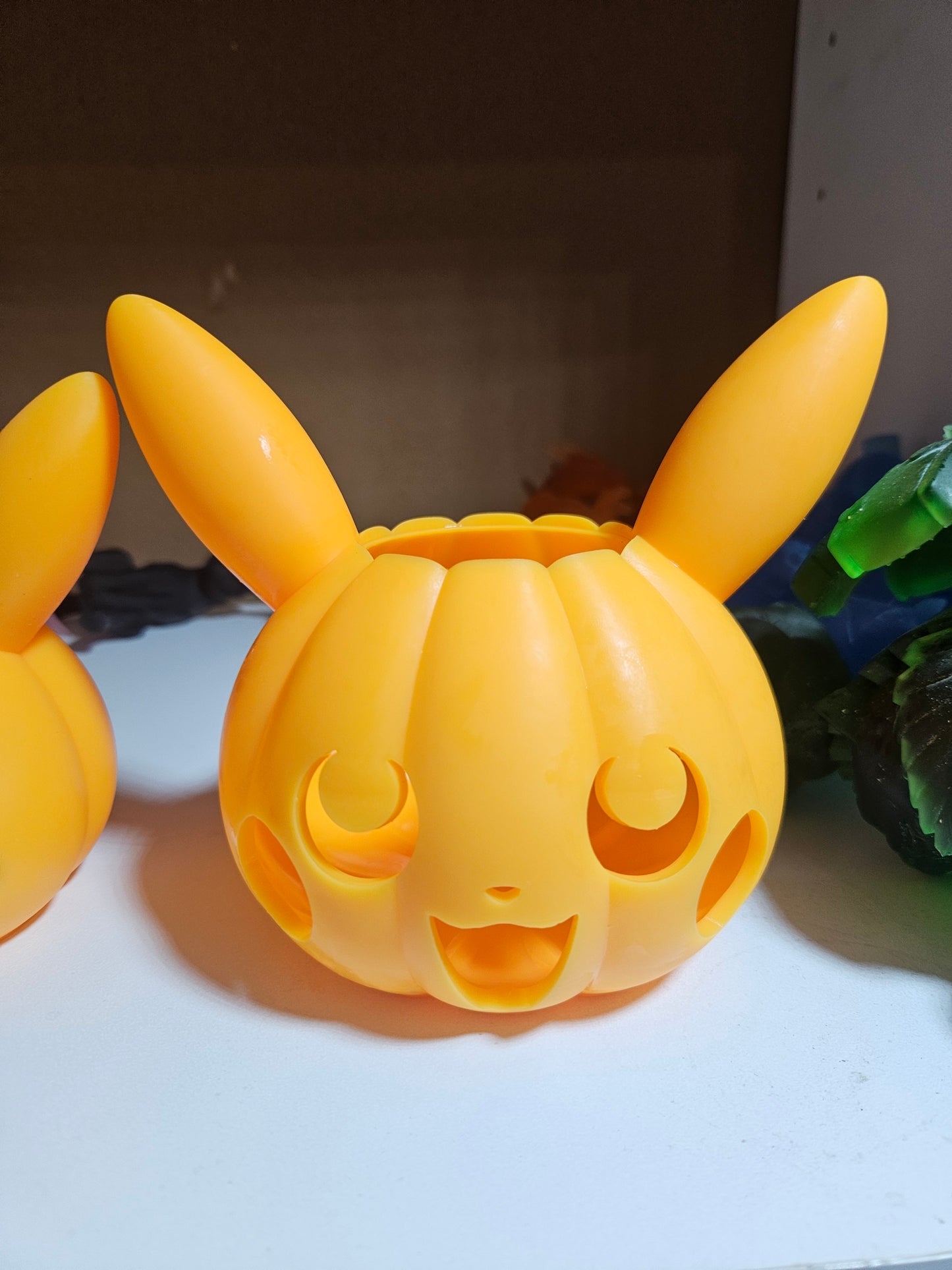 Jack O'Lantern Hollow with Thumb Light or Puck Light