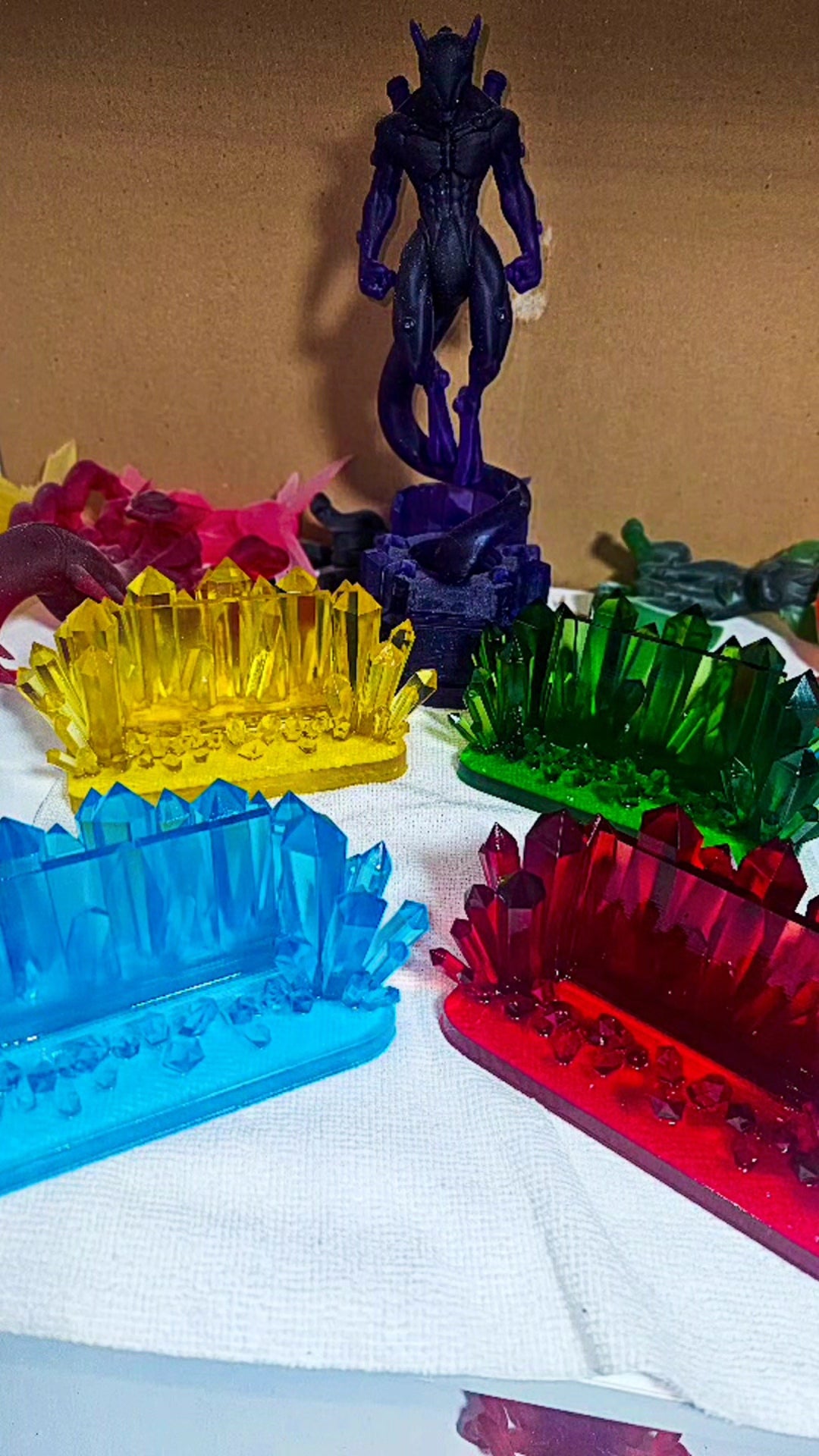 Metallic Shine Crystal Card Holder holder