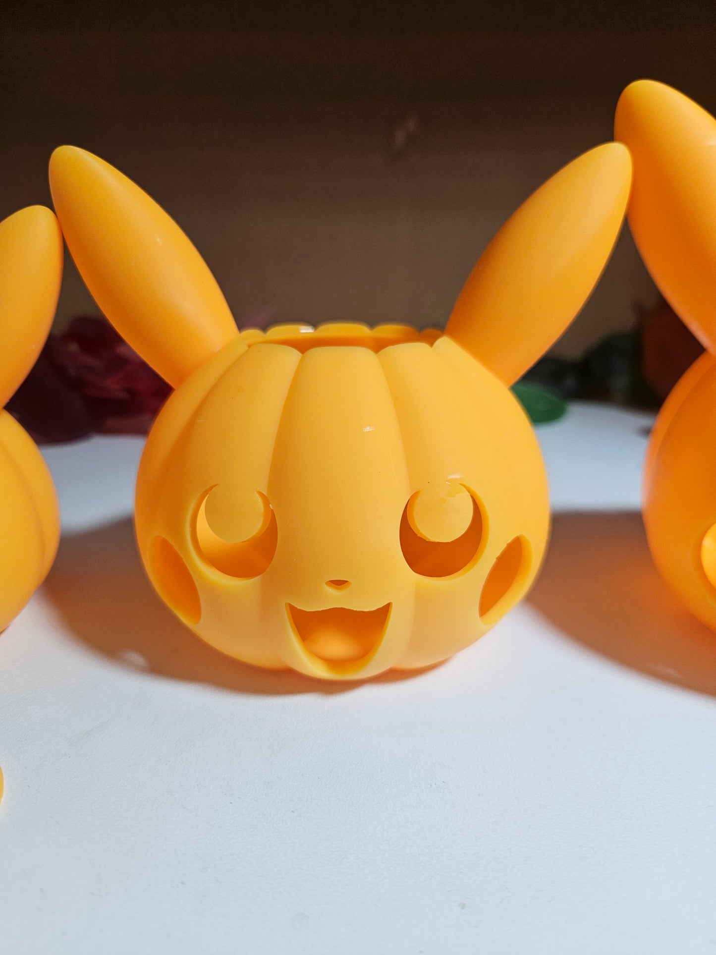 Jack O'Lantern Hollow with Thumb Light or Puck Light