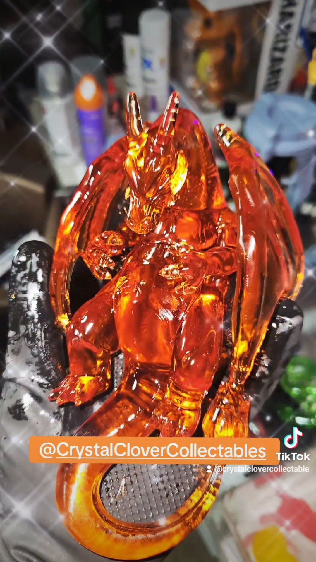 Pick and Choose (Medium) Translucent Colored PKMN FIGURE ONLY - Connects to the Medium Tank Stand