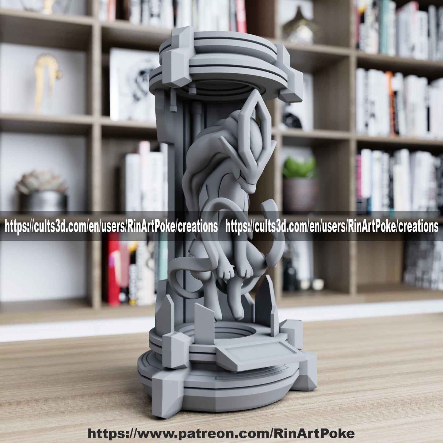 Pick and Choose (Medium) Translucent Colored PKMN FIGURE ONLY - Connects to the Medium Tank Stand
