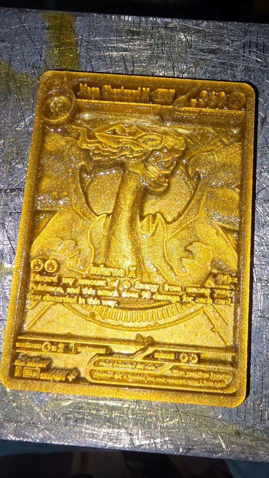 Pokémon card Resin GOLD
