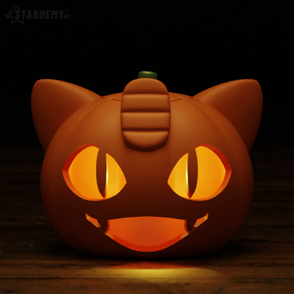 Jack O'Lantern HOLLOW or SOLID with Puck Light