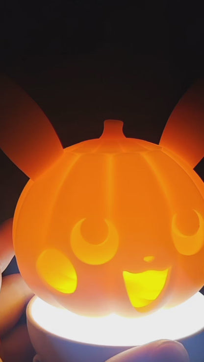 Jack O'Lantern HOLLOW or SOLID with Puck Light