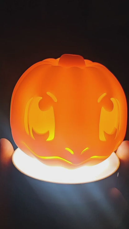 Jack O'Lantern HOLLOW or SOLID with Puck Light